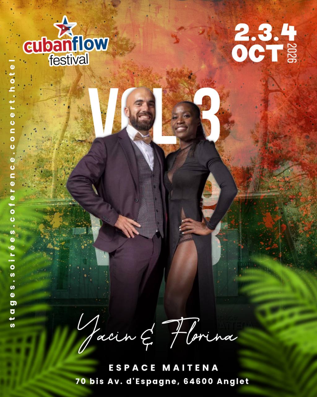 Yacin & Florina — Professeur · Cuban Flow Festival 2026