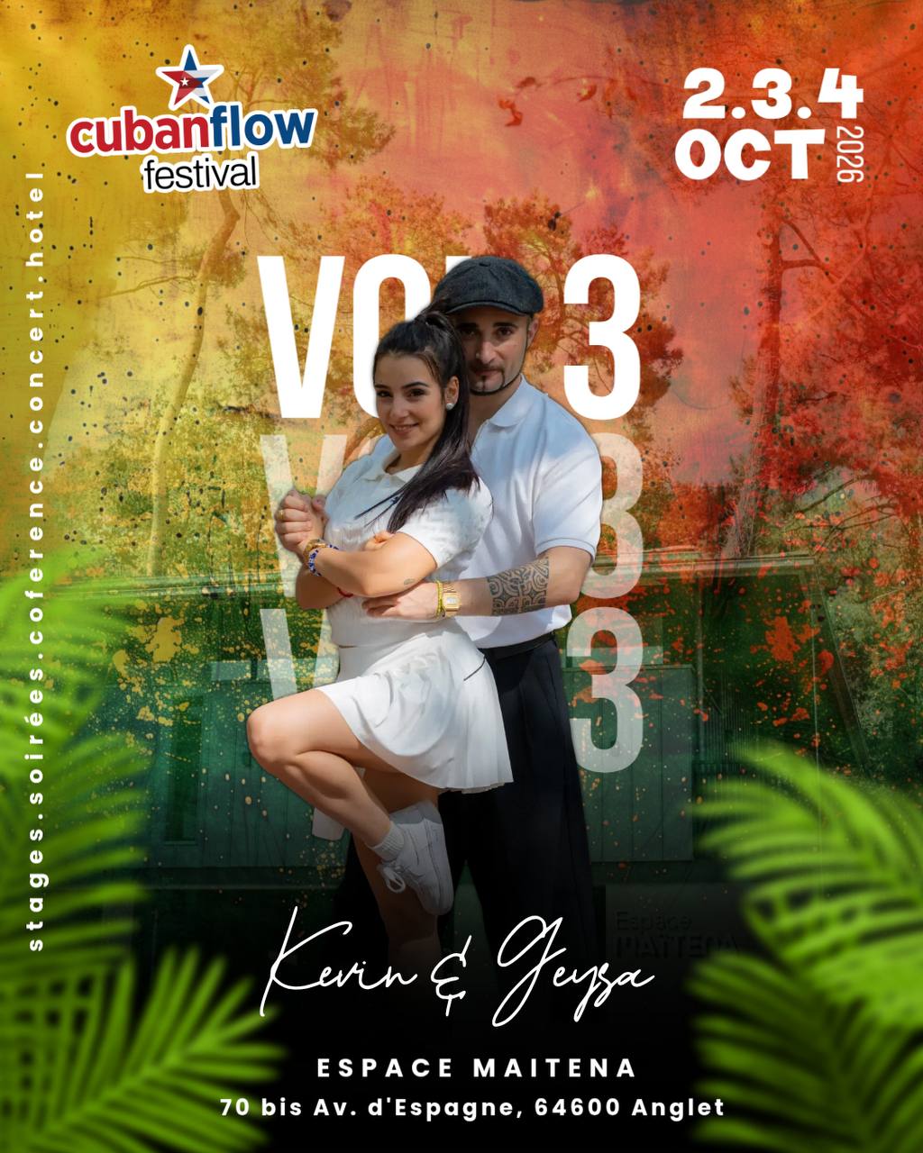 Kevin & Geysa — Professeur · Cuban Flow Festival 2026